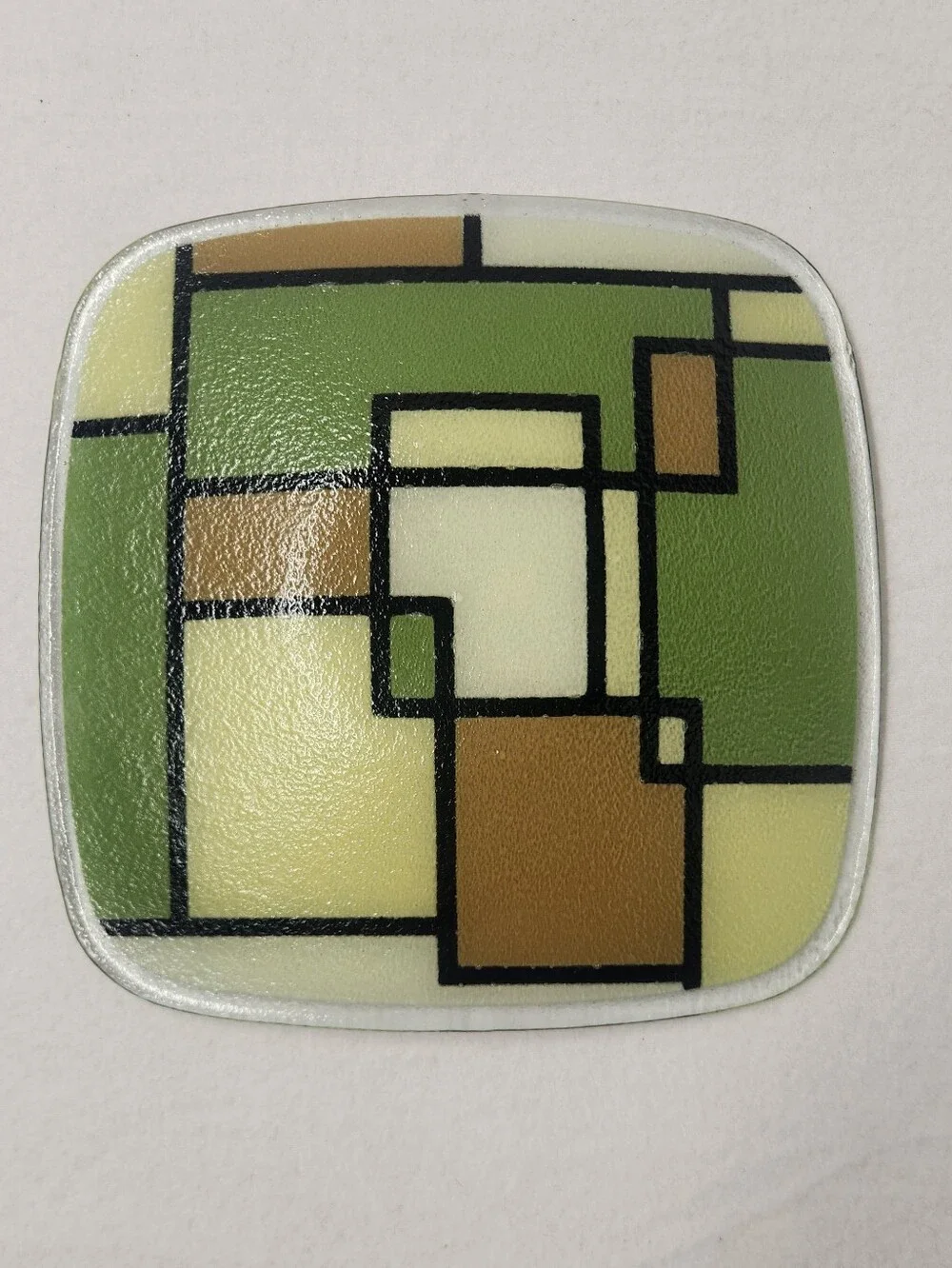Peggy Karr Fuzion Fused Art Glass Platter 11